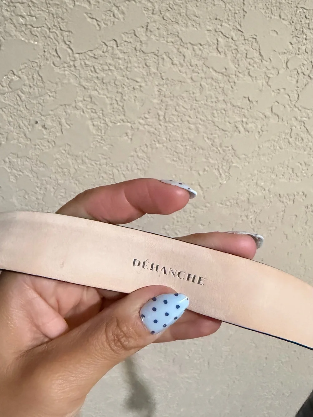 DÉHANCHE | Hollyhock leather belt